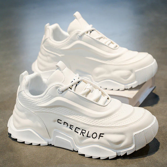 👟 ¡50% DE DESCUENTO! 🔥 Zapatillas de moda para hombre con suela gruesa: cómodas, elegantes y perfectas para el día a día