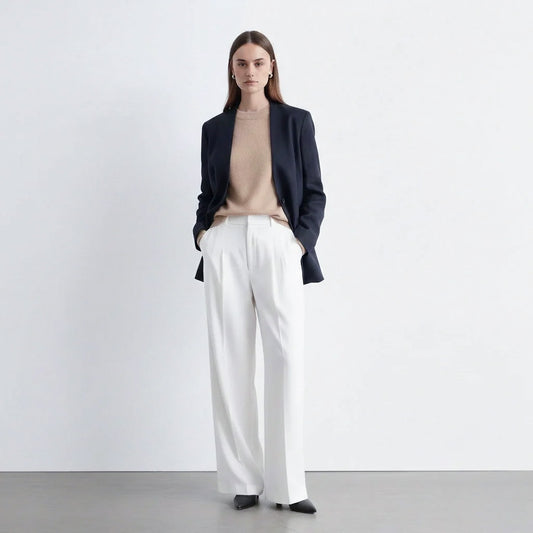 PANTALON TRAJE TIRO ALTO