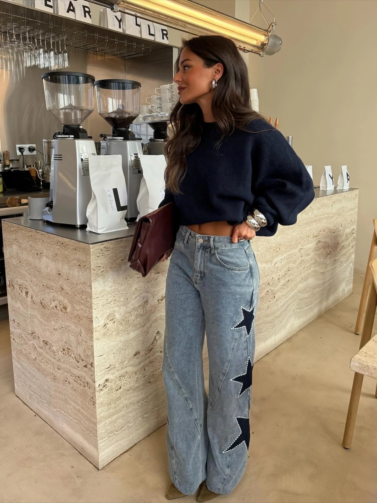 PANTALON DENIM STARS